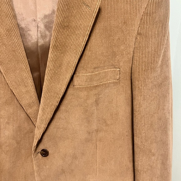 Lauren Ralph Lauren - Men’s XL - Corduroy - Blazer / Sport Coat - Tan - Picture 10 of 16